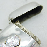 Edwardian Sterling Silver Queen Victoria Vesta Case Antique Birmingham