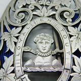 Victorian Sterling Silver Nurses Buckle 'Loyal En Tout' Antique 1900 Chester