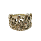 Sterling Silver SA'OTI 'Large Nar' Studio Band Ring Contemporary c2020 Size L