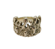 Sterling Silver SA'OTI 'Large Nar' Studio Band Ring Contemporary c2020 Size L