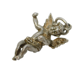 Sterling Silver Cherub Charm Pendant Vintage c1970s