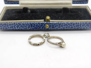 Sterling Silver Wedding & Engagement Ring Charm Pendant Vintage c1970