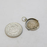 Sterling Silver I Love You Spinner Charm Pendant Vintage c1970s