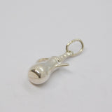 Sterling Silver Coffee Pot Or Wine Jug Charm Pendant Vintage c1970