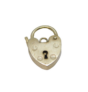 Sterling Silver Heart Lock Clasp Vintage 1986 Birmingham