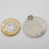 Sterling Silver Football or Soccer Sporting Fob Medal Antique 1947 Chester