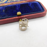 Sterling Silver Wishing Well Charm Pendant Vintage c1970