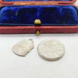 Sterling Silver & Enamel Scottish Aviemore Shield Charm Pendant Vintage c1970