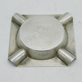 Sterling Silver Engine Turned Ashtray Vintage 1967 Sheffield