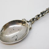 Baltic Sterling Silver Amber Set Teaspoon Vintage c1960s