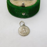 Sterling Silver St Christopher Travel Charm Pendant Vintage c1970