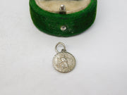 Sterling Silver St Christopher Travel Charm Pendant Vintage c1970
