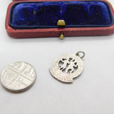 Sterling Silver 'Rock N Roll' Musical Charm Pendant Vintage c1970