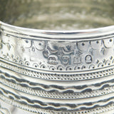 George III Sterling Silver Female Head & Drapery Swags Mug Antique 1807 London