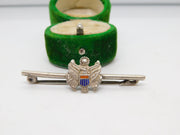WWII Sterling Silver US Air Force Sweetheart Brooch Antique c1940