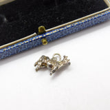 Sterling Silver Jersey Cow Charm Pendant Vintage c1970