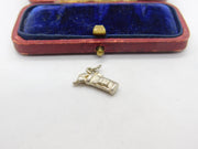 Sterling Silver Golf Clubs Charm Pendant Vintage c1970