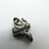Sterling Silver Western Riding Saddle Charm Pendant Vintage c1970