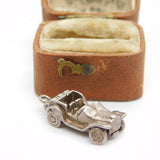 Sterling Silver Vintage Motor Classic Car Charm Pendant Vintage c1970