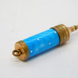 Art Deco Rolled Gold & Guilloche Enamel Propelling Pencil Fob Antique c1920s