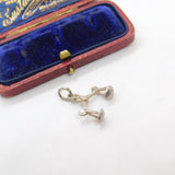 Sterling Silver Libra Scales of Justice Charm Pendant Vintage c1970