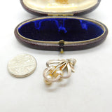 Sterling Silver Pearl Fruit Flower Charm Pendant Vintage c1970