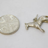 Sterling Silver Horse Charm Pendant Vintage c1970