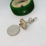 Sterling Silver Ballerina Charm Pendant Vintage c1970