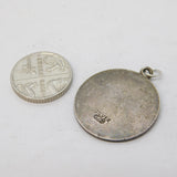 Georg Jensen Sterling Silver St Christopher Charm Pendant Vintage c1970s