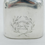 18th Century Georgian Sterling Silver Hunting Interest 'Tallyho' Spirit Flask