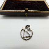 Sterling Silver 21st Birthday Charm Pendant Vintage c1970