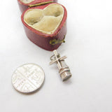 Sterling Silver Dutch Windmill Charm Pendant Vintage c1970