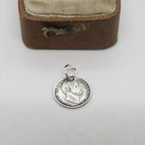 Georgian King William IV Maundy Penny Coin Charm Pendant 1834 Antique