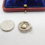 Sterling Silver 'I'm in Charge' Charm Pendant Vintage c1970