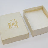 White Card Jewellery Box 'K.R.Ingram of Braintree' Antique c1940 Deco