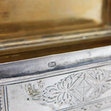 18th Century Dutch Sterling Silver Snuff Box Antique c1780s