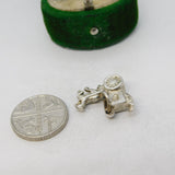 Sterling Silver Horse & Carriage Charm Pendant Vintage c1970