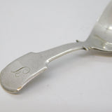 George III Sterling Silver 'J' Initial Tea Caddy Spoon Antique 1805 London