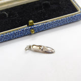 Sterling Silver Little Dancing Shoe Charm Pendant Vintage c1970