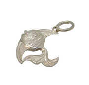 Sterling Silver Tropical Fish Charm Pendant Vintage c1970