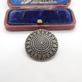 KELT Silver Breton Love Token Brooch Pin Vintage c1970 French