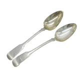 William Whitecross Aberdeen Provincial Sterling Silver Teaspoons Antique