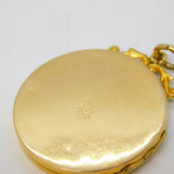 WW1 9ct Gold Back & Front Royal Navy Sweetheart Locket Antique c1915