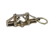 Sterling Silver Tower Bridge London Charm Pendant Vintage c1970