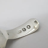 George III Sterling Silver Tea Caddy Spoon Antique 1804 London Josiah Snatt