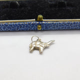 Sterling Silver Elephant Charm Pendant Vintage c1970