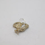 Sterling Silver Chicken Charm Pendant Vintage c1970