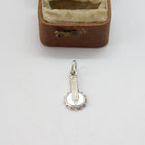 Sterling Silver Banjo Guitar Charm Pendant Vintage c1970