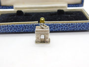 Sterling Silver Arc De Triomphe Figurine Charm Pendant Vintage c1970