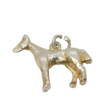 Sterling Silver Pony Or Horse Charm Pendant Vintage c1970